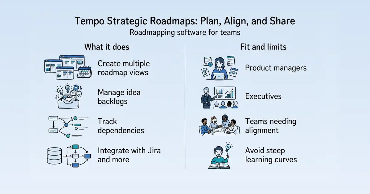 Tempo Strategic Roadmaps at a glance
