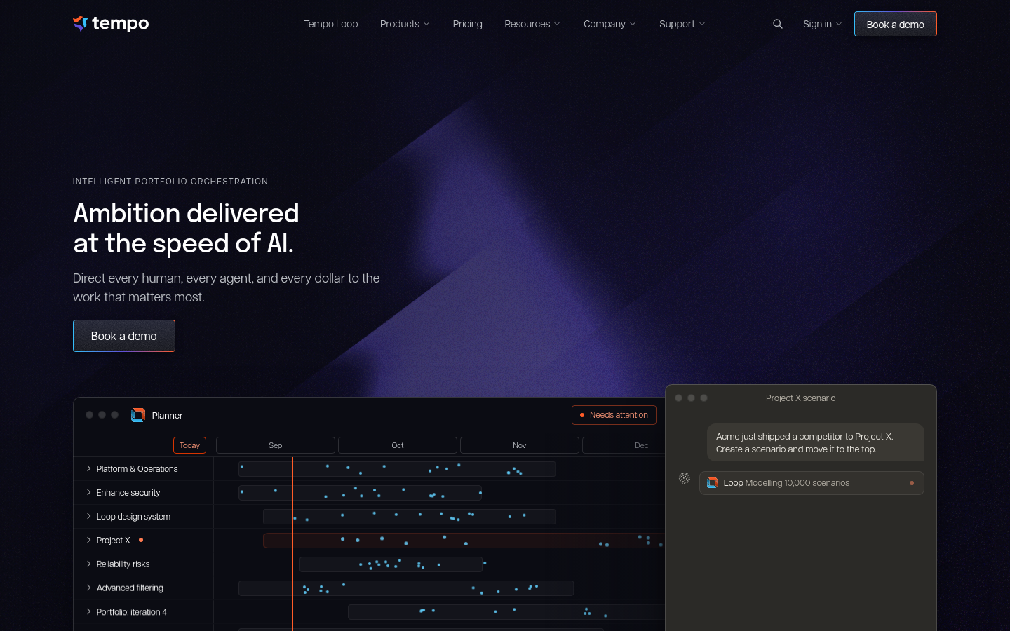 Homepage of the website, as captured