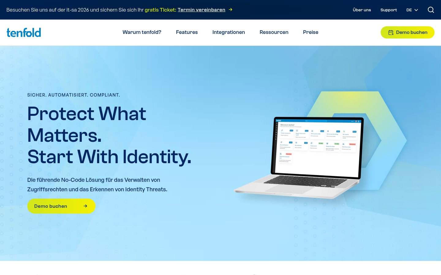Homepage of the website, as captured
