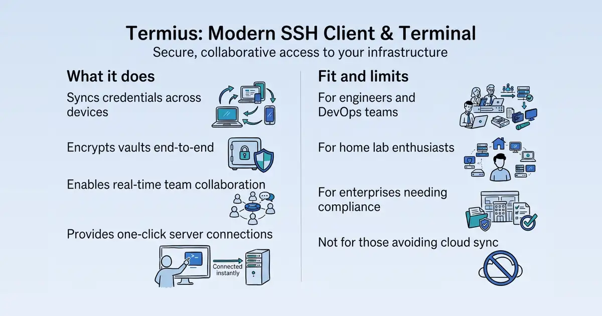 Termius at a glance