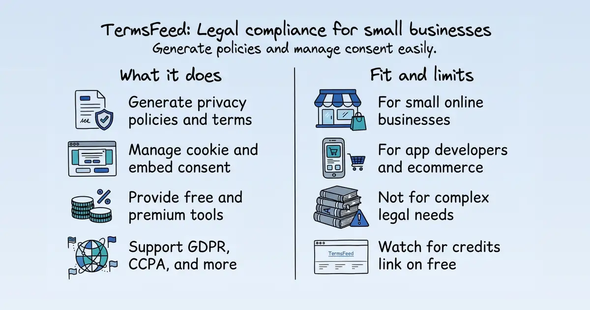 TermsFeed at a glance
