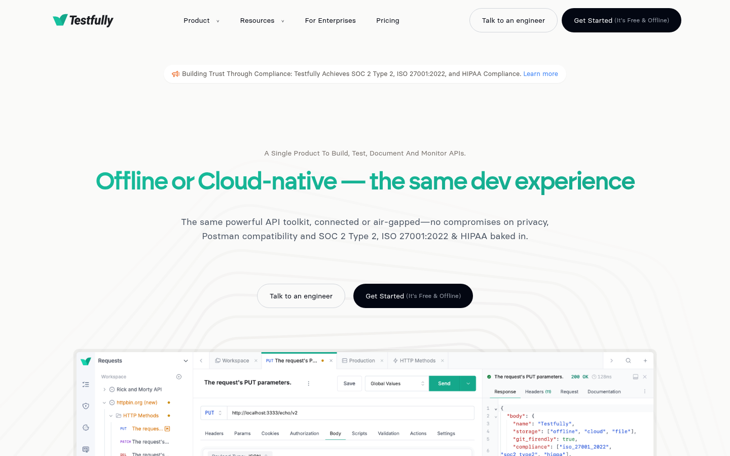 Homepage of the website, as captured
