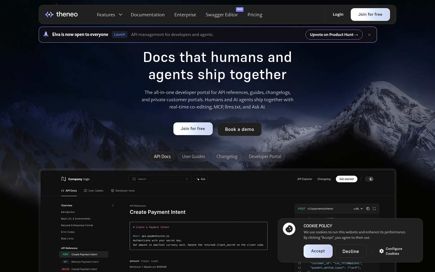 Homepage of the website, as captured