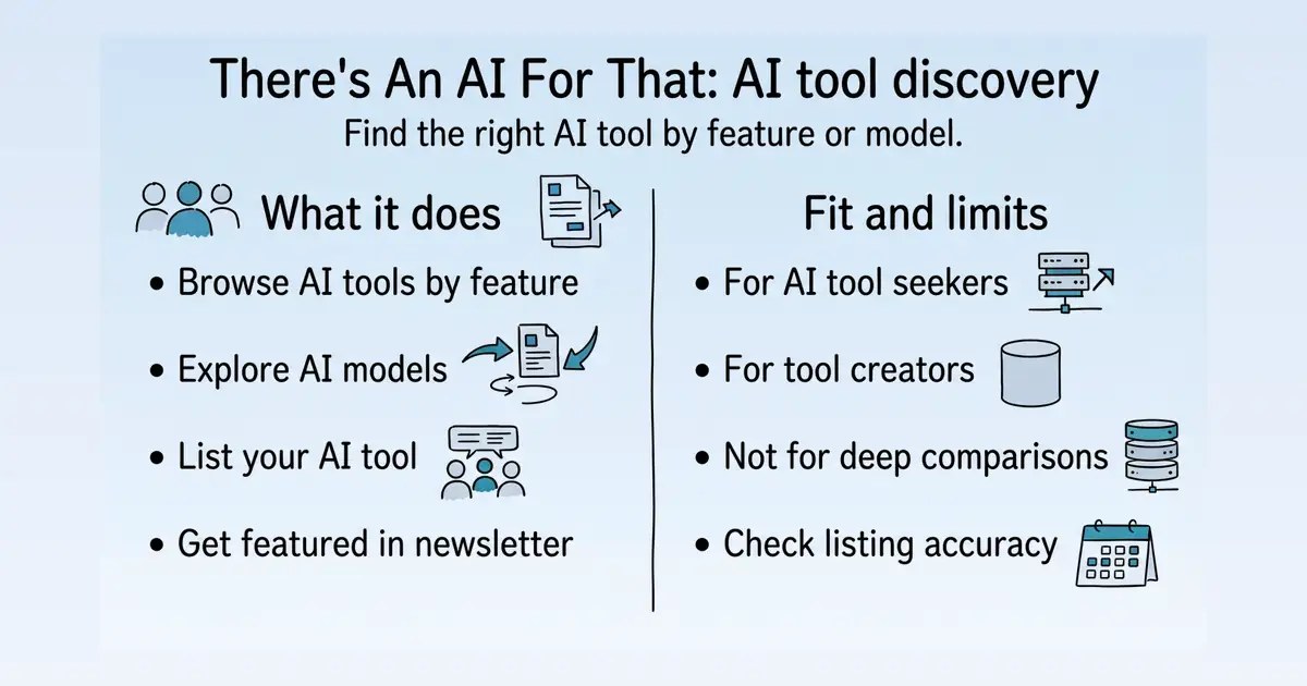 There's An AI For That at a glance