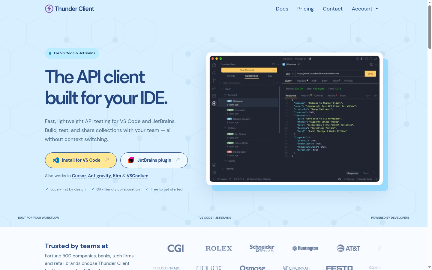 Homepage of the website, as captured