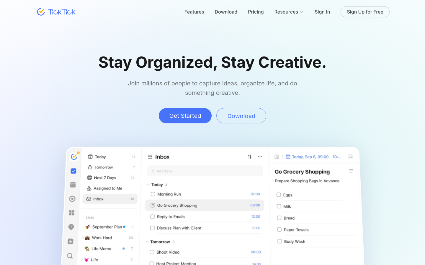 Homepage of the website, as captured