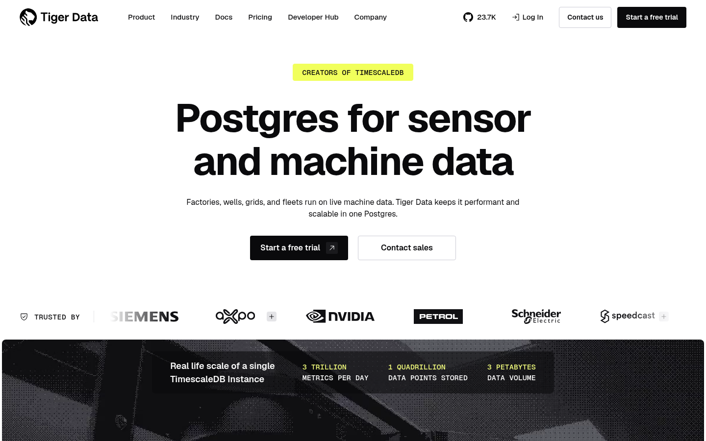 Homepage of the website, as captured