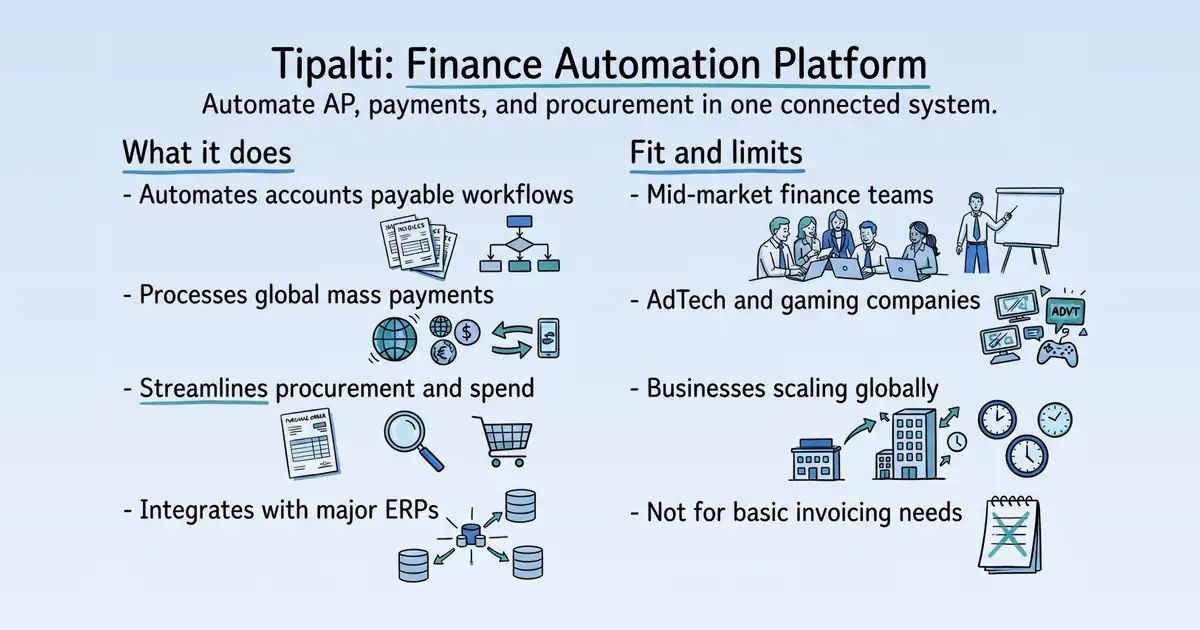 Tipalti at a glance