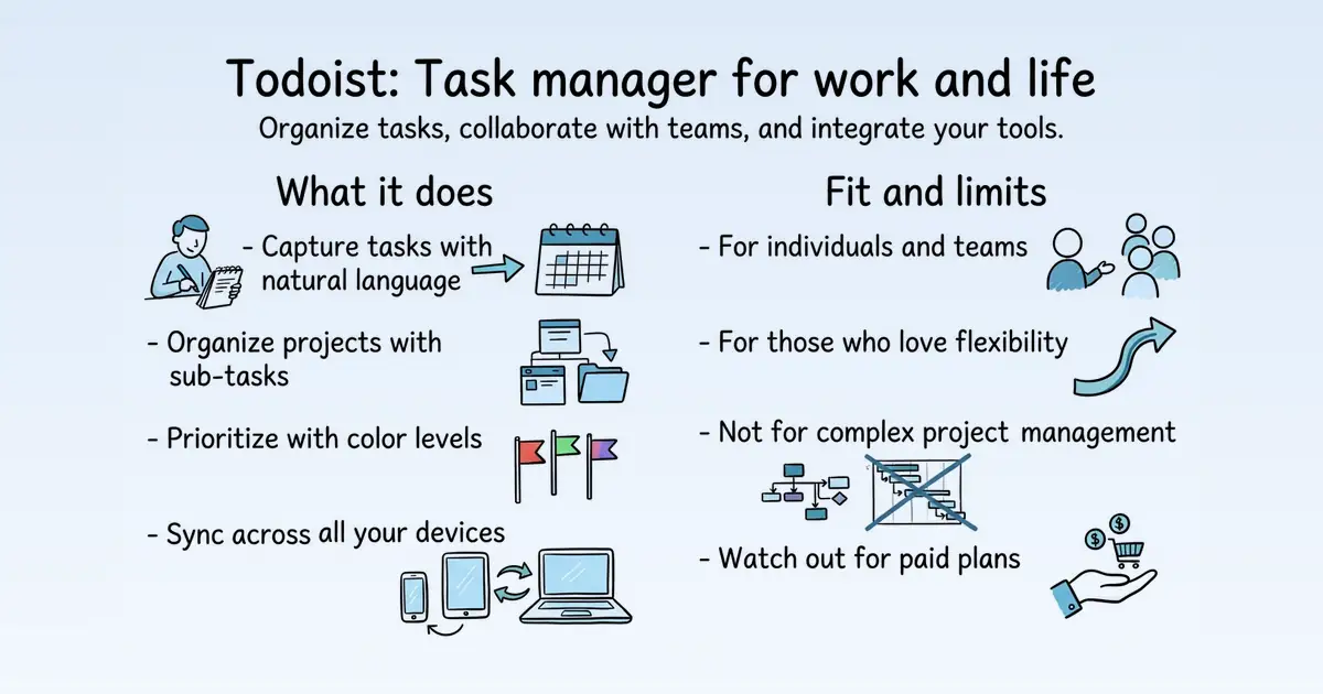 Todoist at a glance