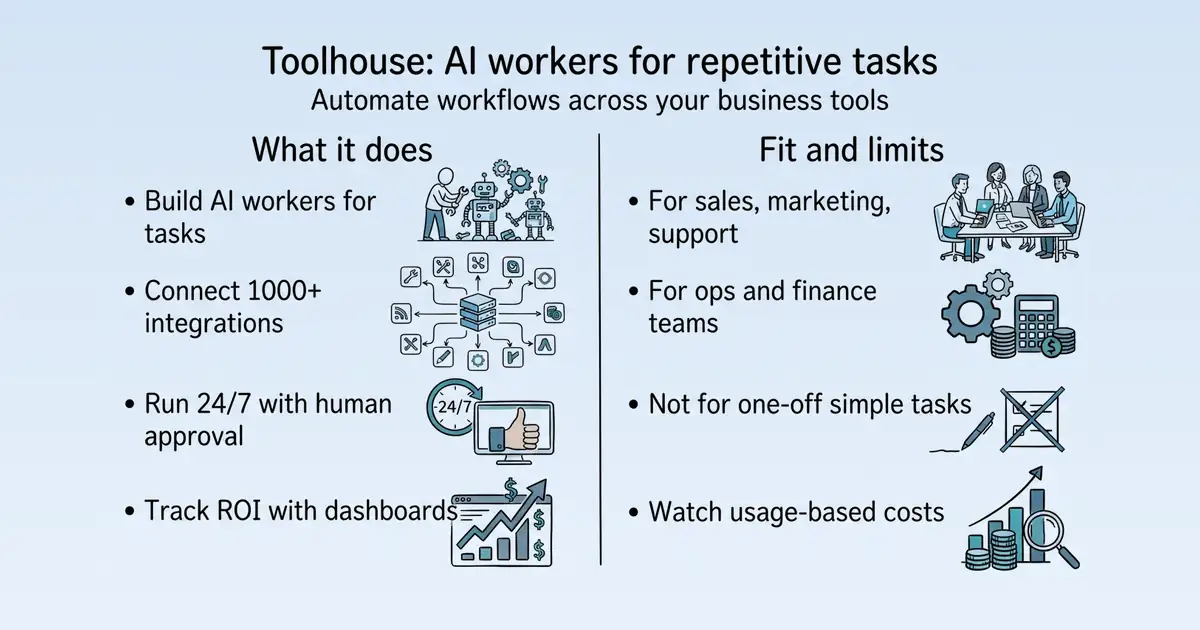 Toolhouse at a glance