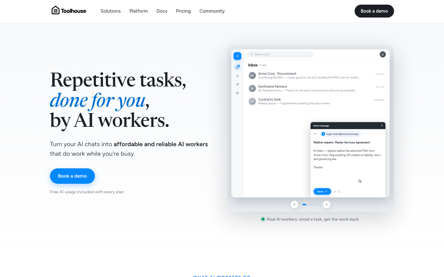 Homepage of the website, as captured