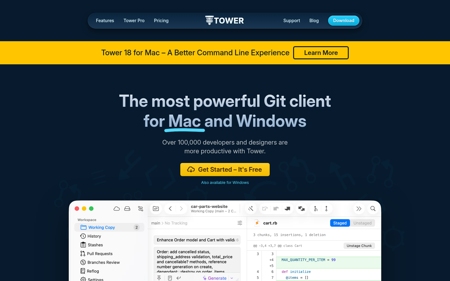 Homepage of the website, as captured