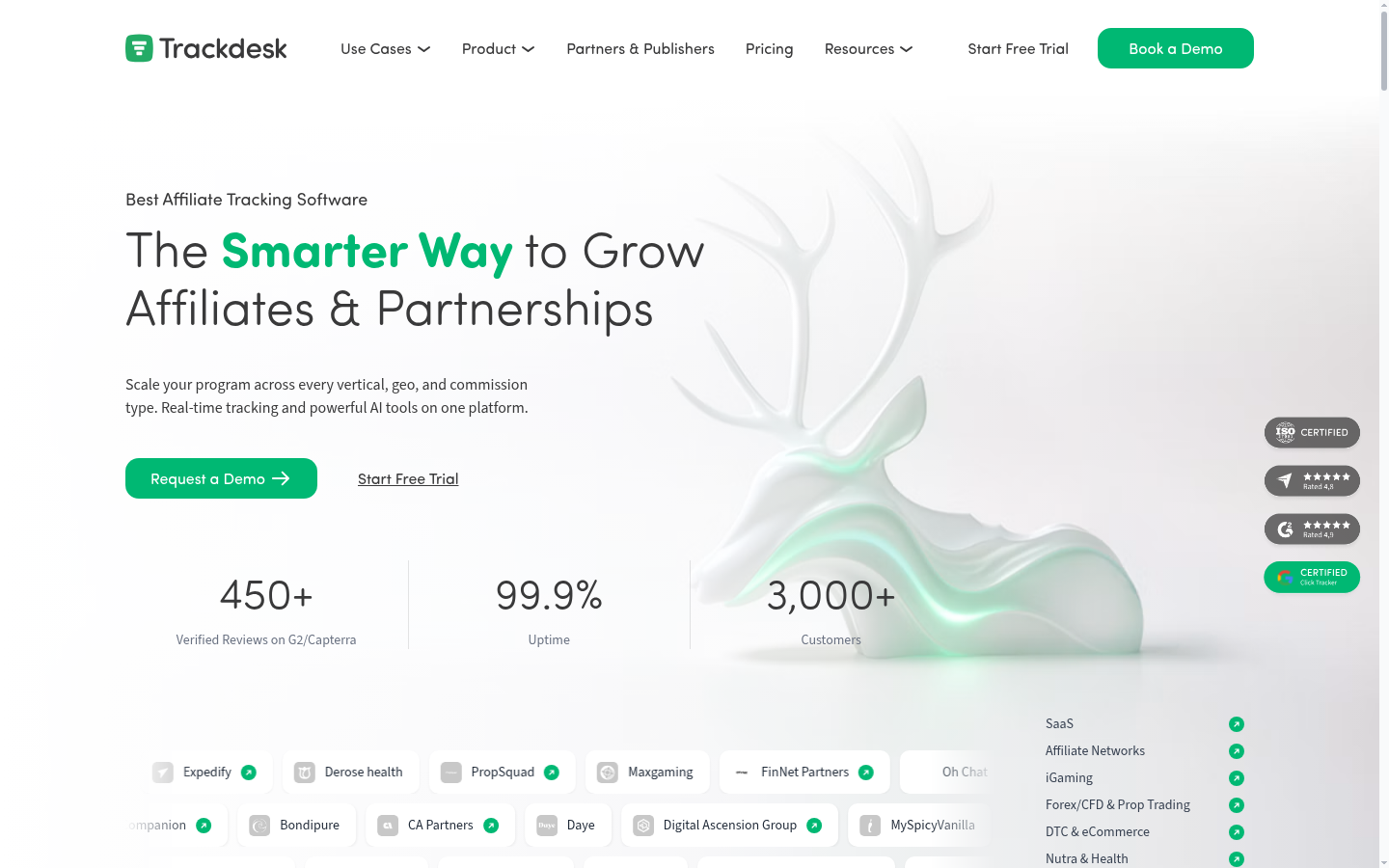 Homepage of the website, as captured