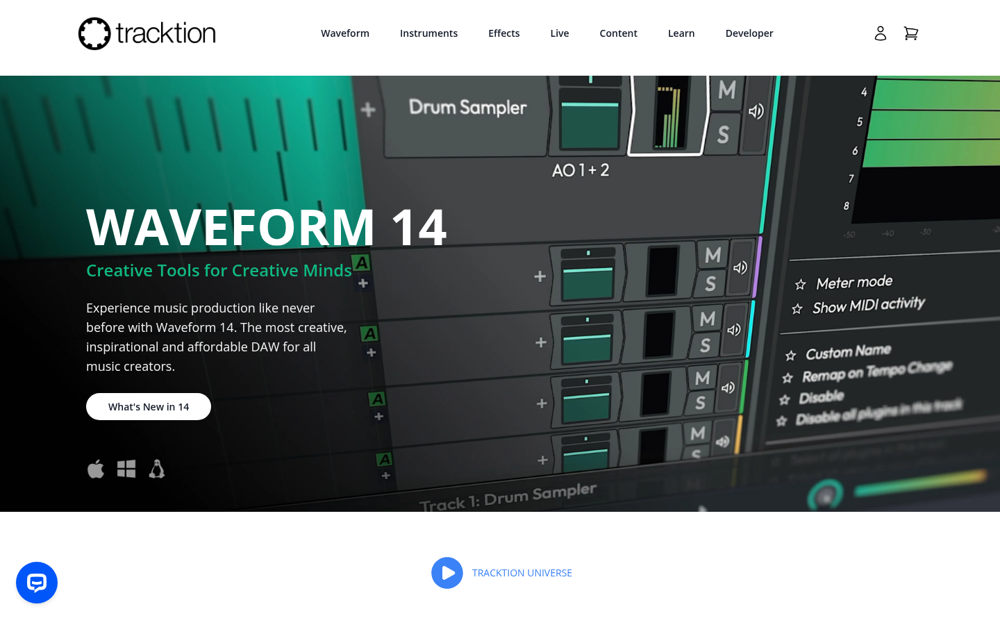 Homepage of the website, as captured