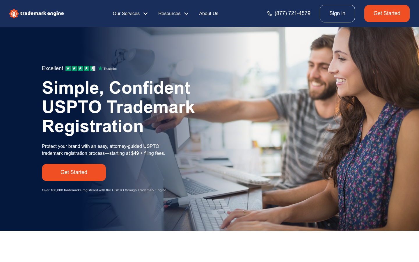Homepage of the website, as captured