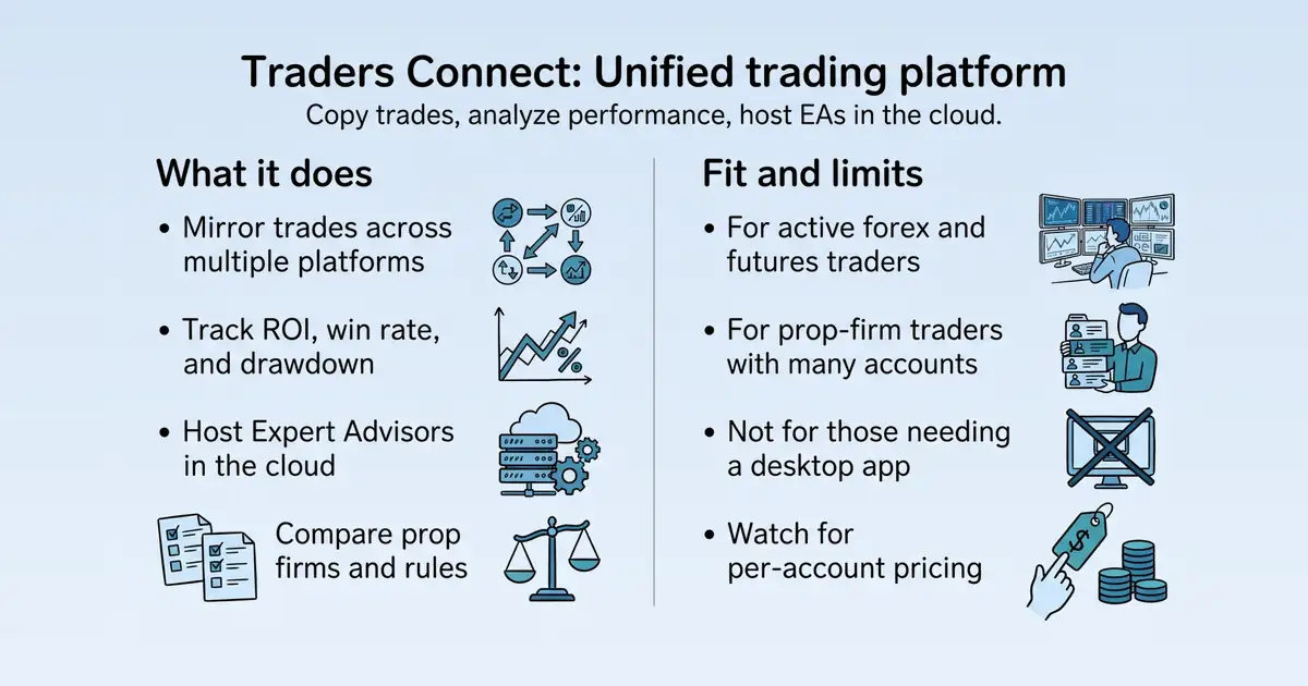 Traders Connect at a glance
