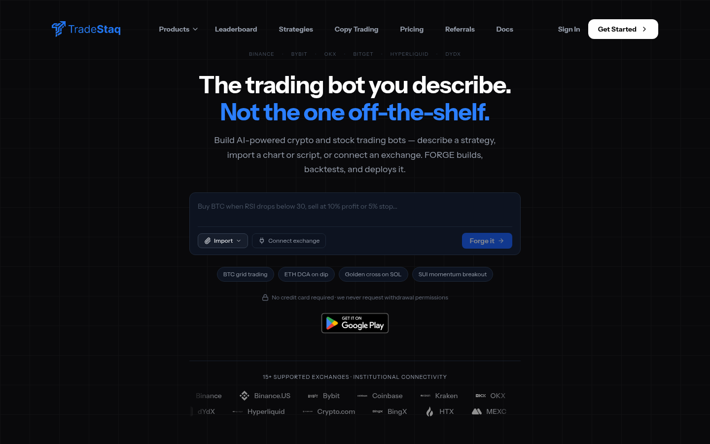 Homepage of the website, as captured