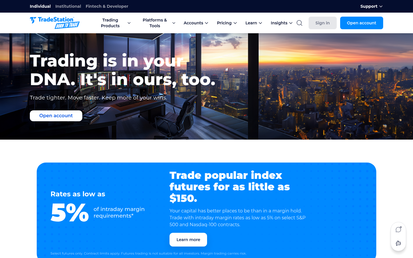 Homepage of the website, as captured