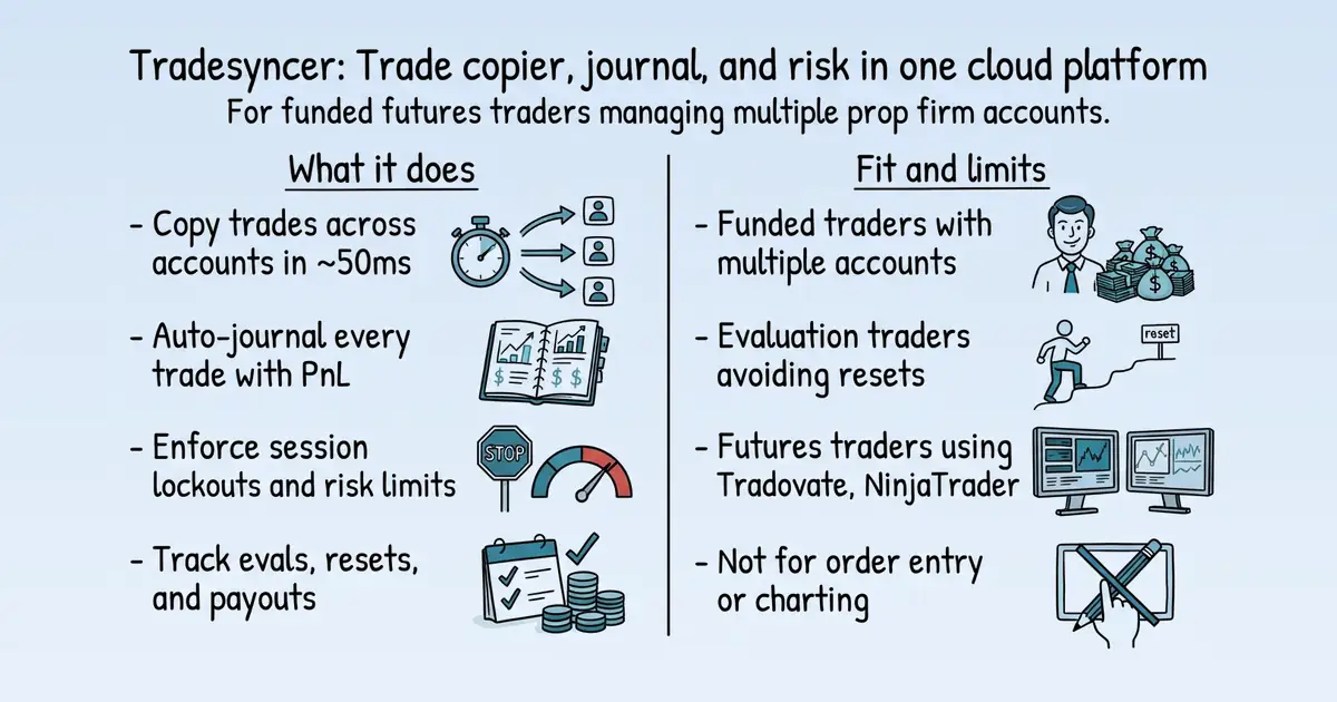 Tradesyncer at a glance