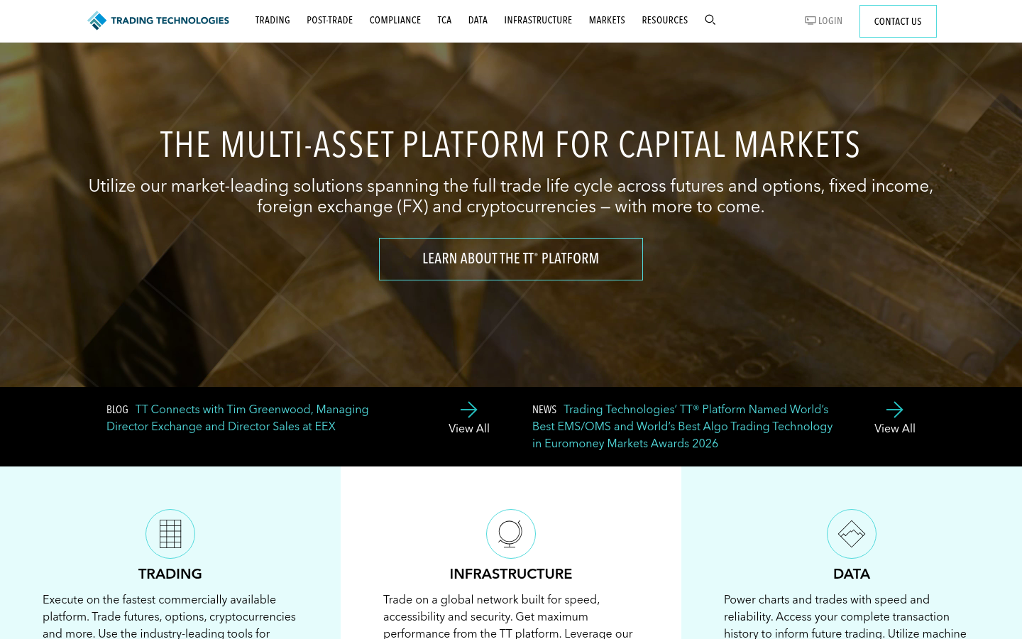Homepage of the website, as captured