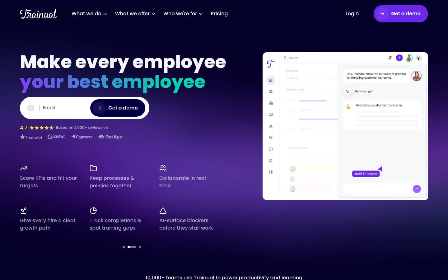 Homepage of the website, as captured