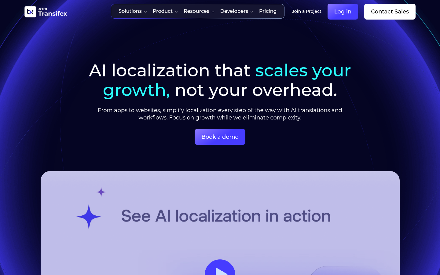 Homepage of the website, as captured