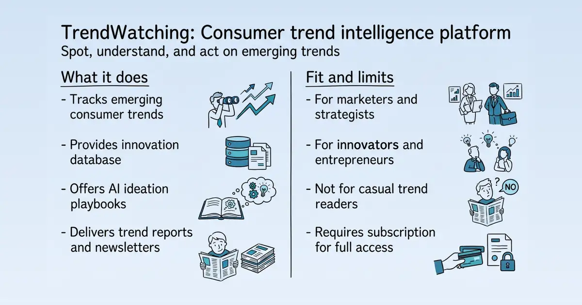 TrendWatching at a glance