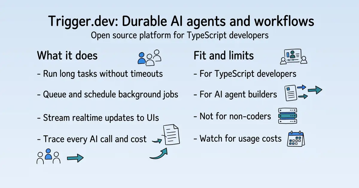 Trigger.dev at a glance