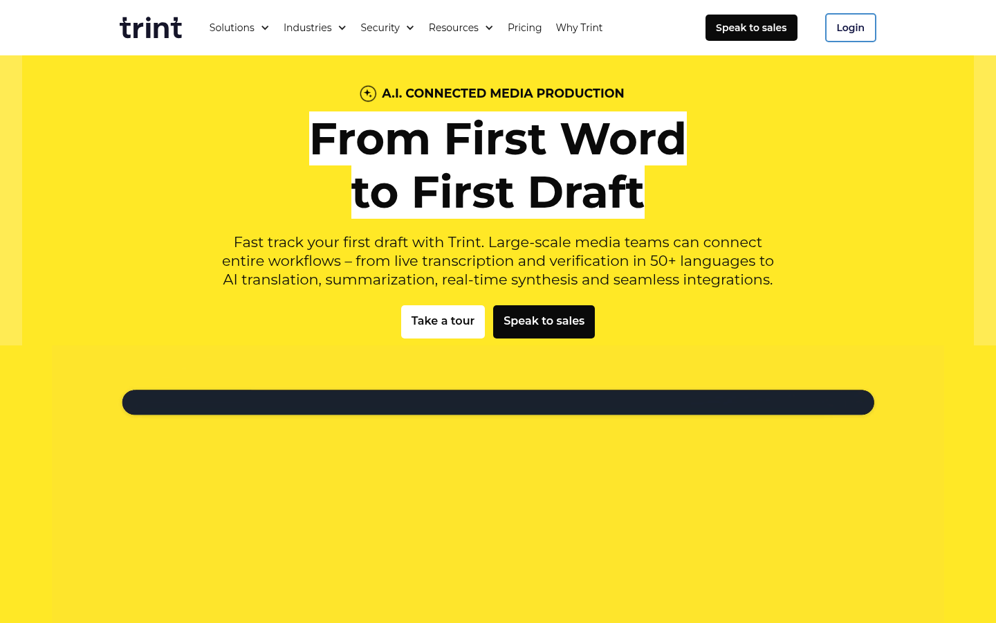 Homepage of the website, as captured