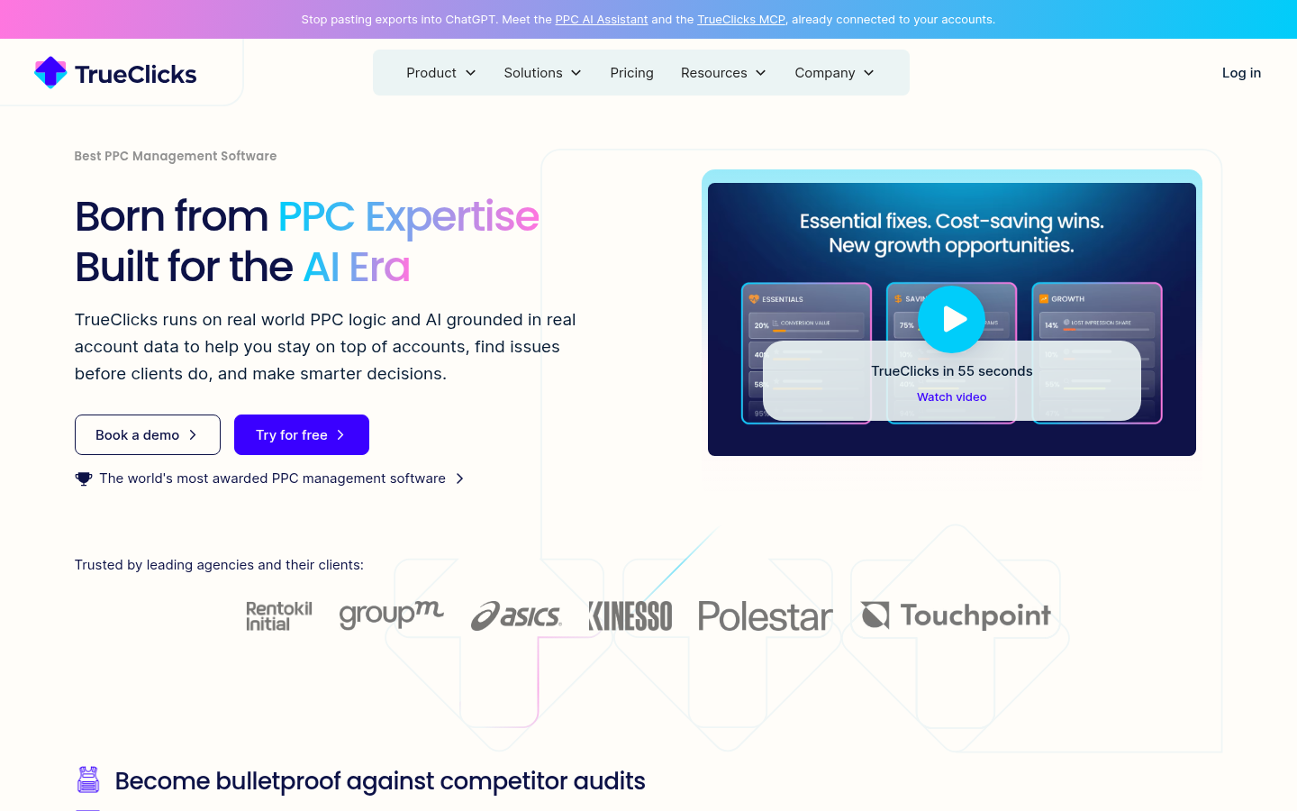 Homepage of the website, as captured