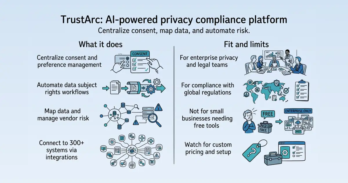 TrustArc Privacy Platform at a glance