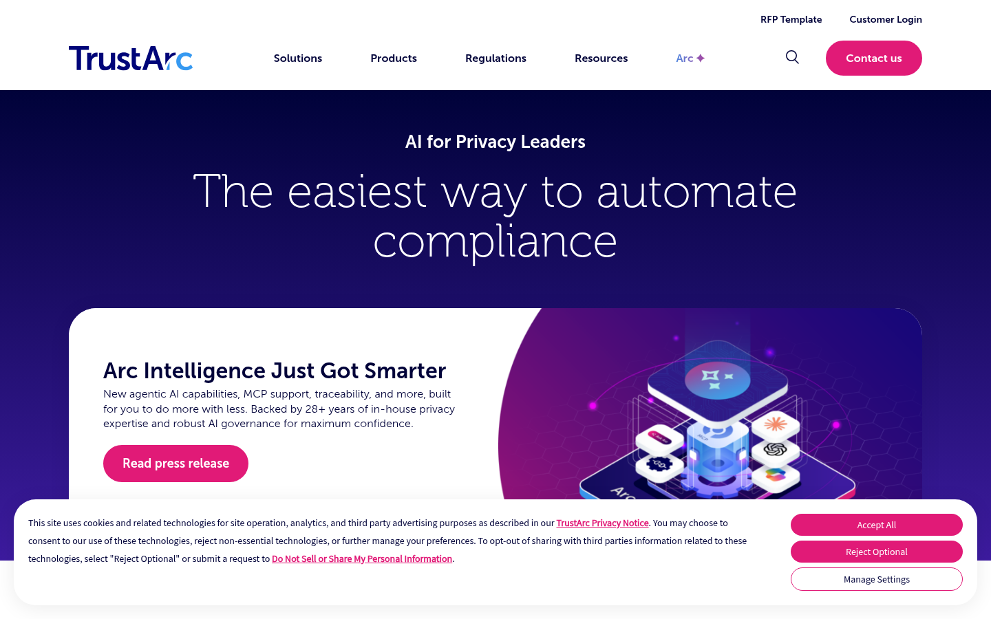Homepage of the website, as captured
