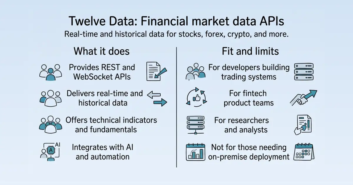 Twelve Data at a glance