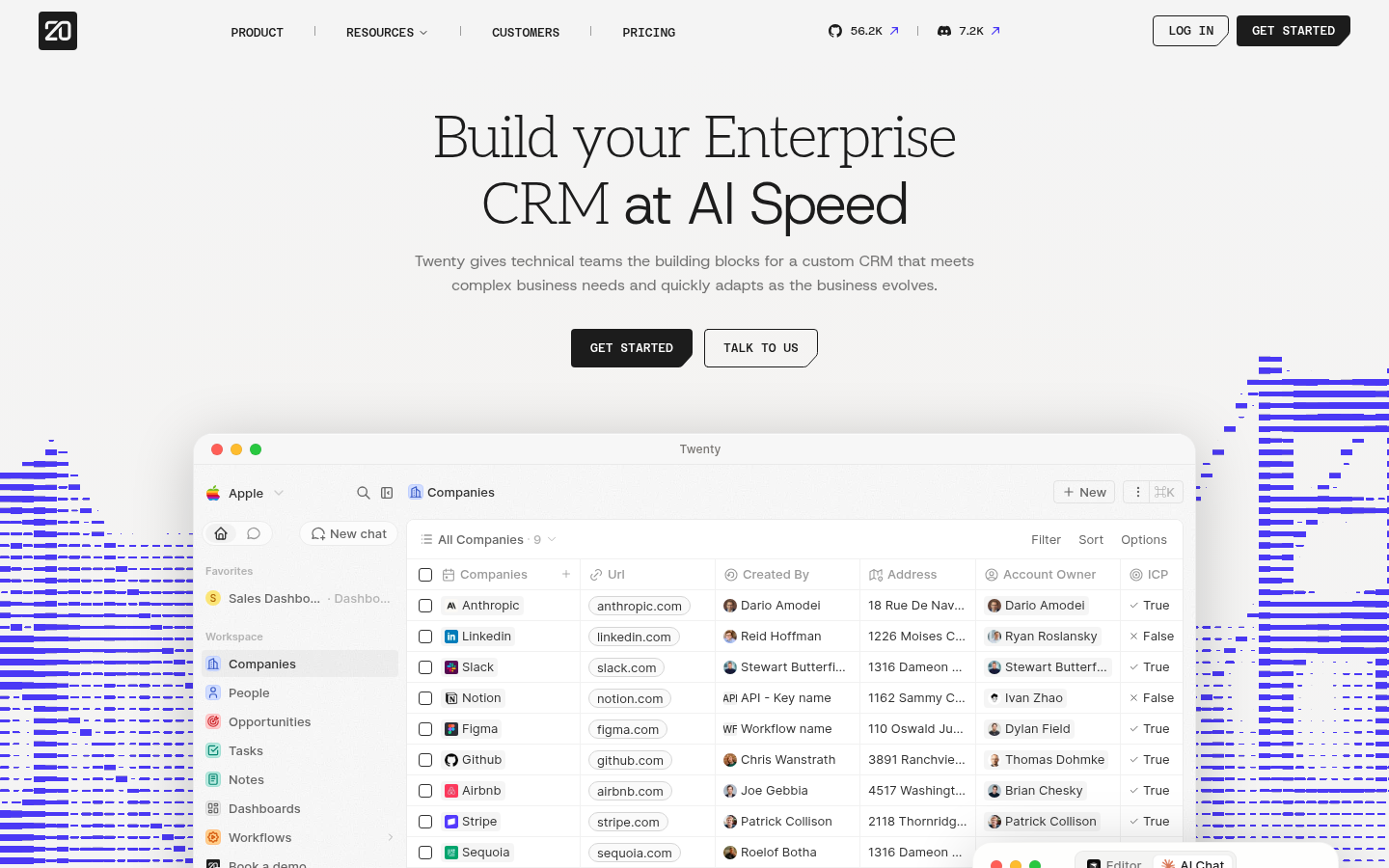 Homepage of the website, as captured