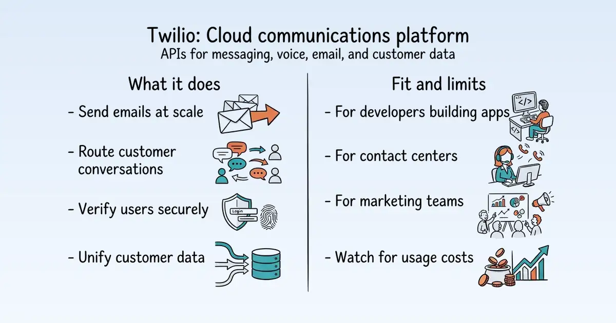 Twilio SendGrid at a glance