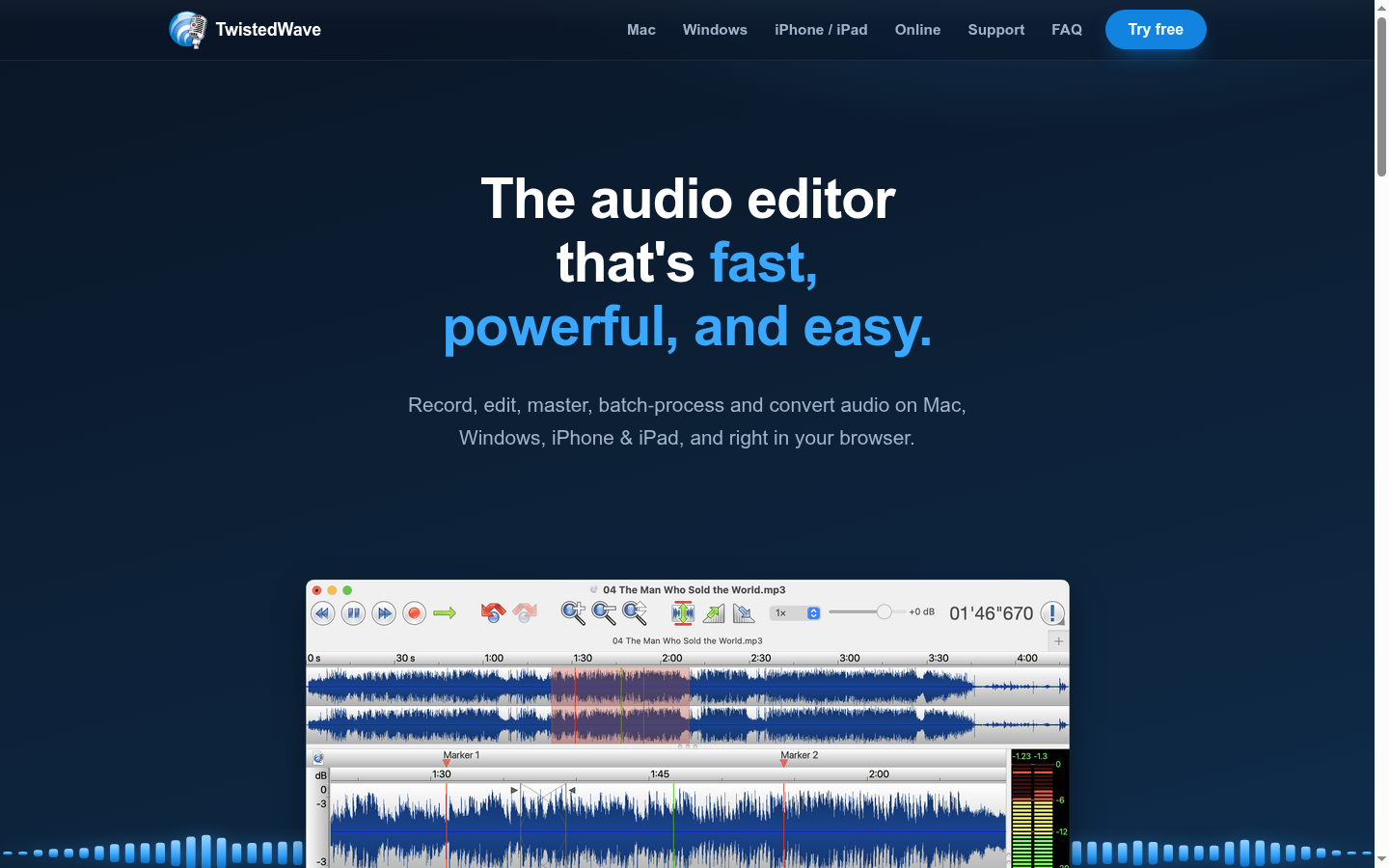 Homepage of the website, as captured