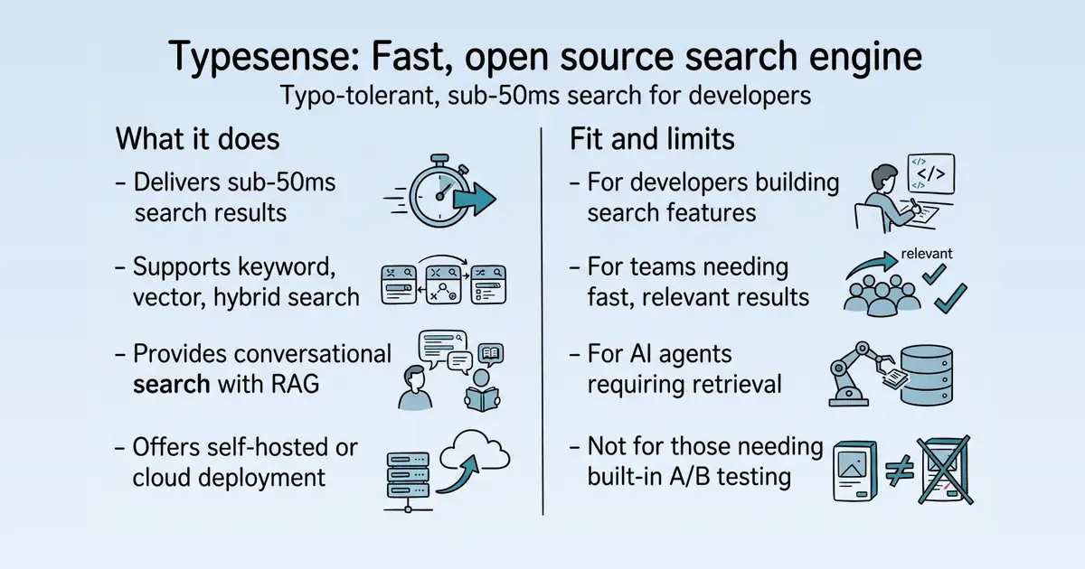 Typesense at a glance