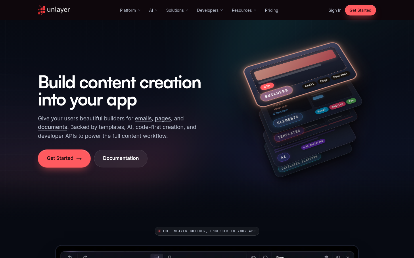 Homepage of the website, as captured