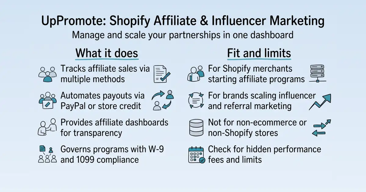 UpPromote at a glance