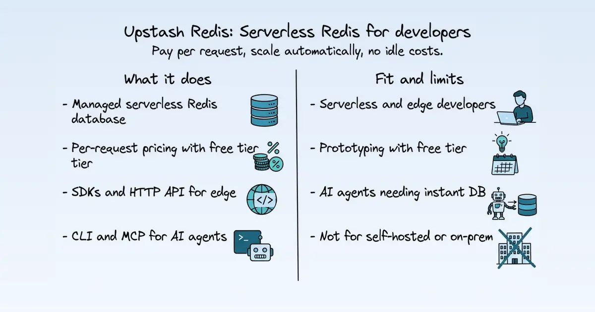 Upstash Redis at a glance