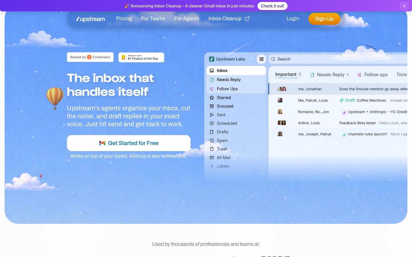 Homepage of the website, as captured