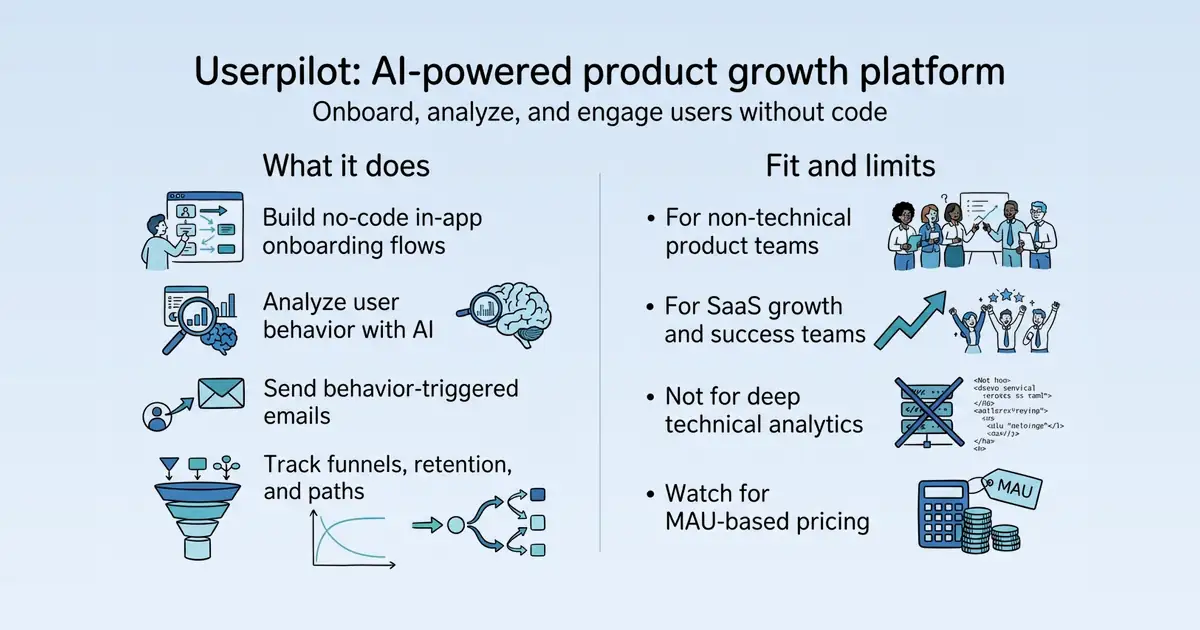 Userpilot at a glance