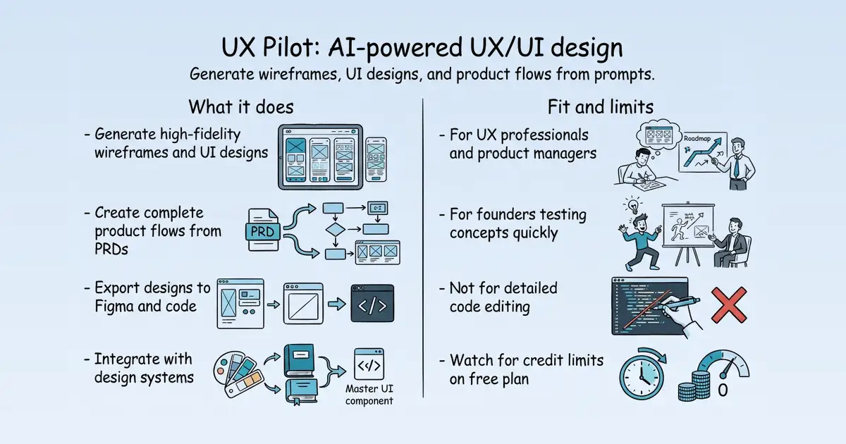 UX Pilot at a glance