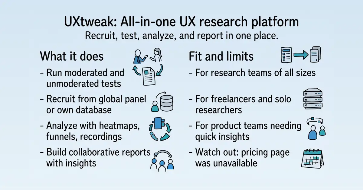UXtweak at a glance