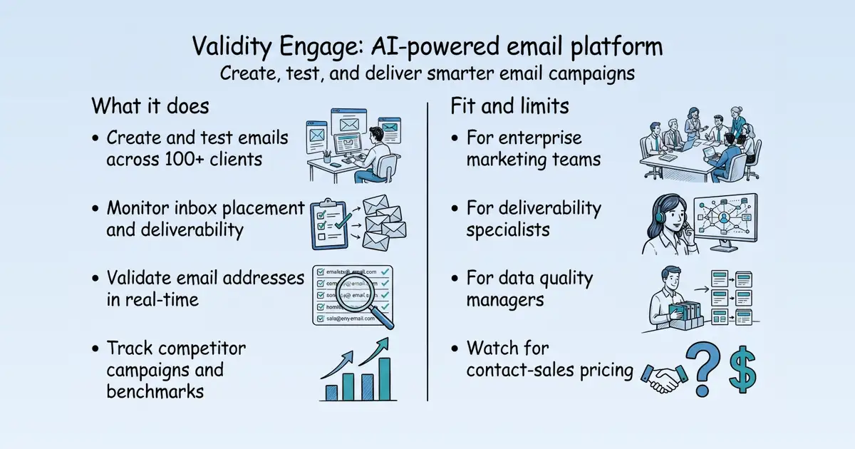Validity Engage at a glance