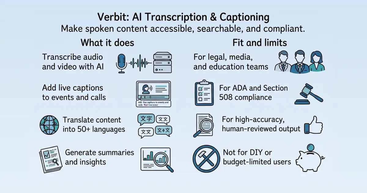 Verbit at a glance