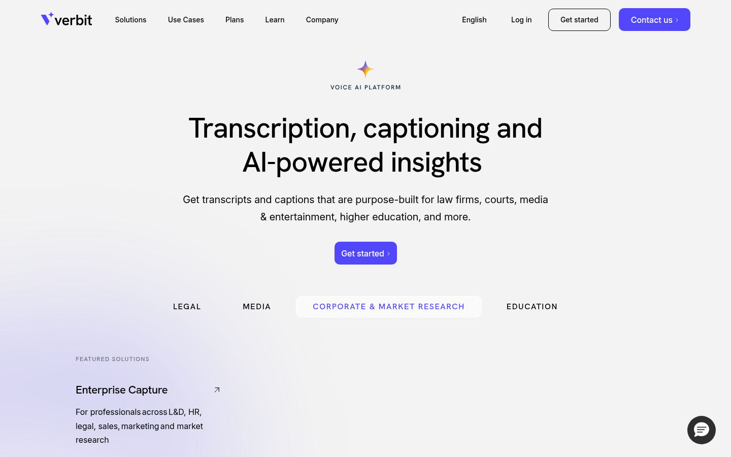Homepage of the website, as captured