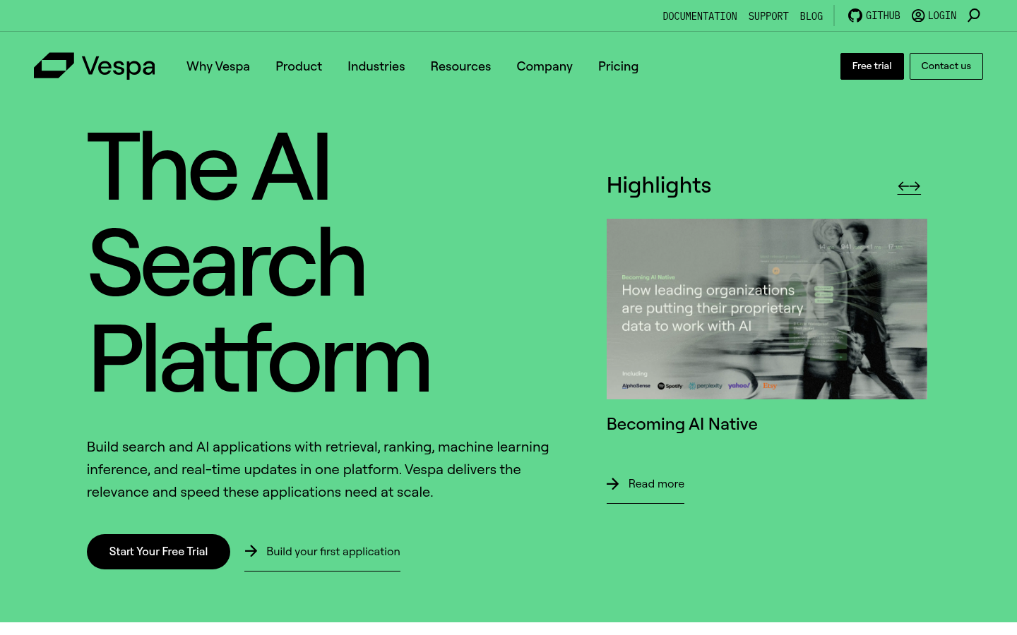 Homepage of the website, as captured