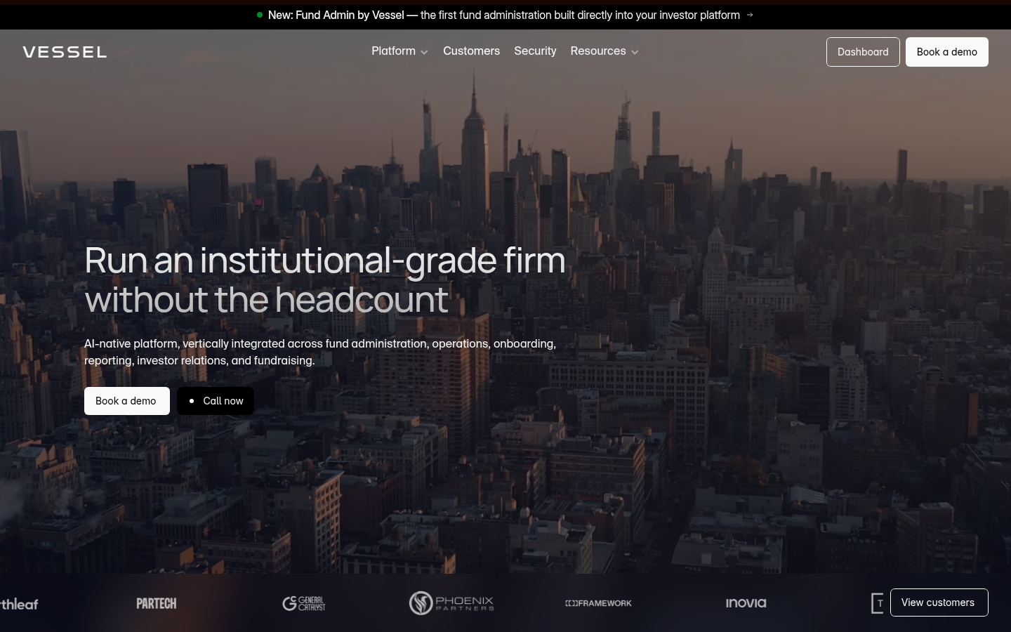 Homepage of the website, as captured