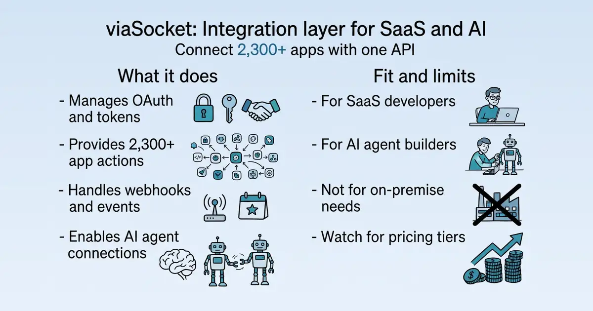 viaSocket at a glance